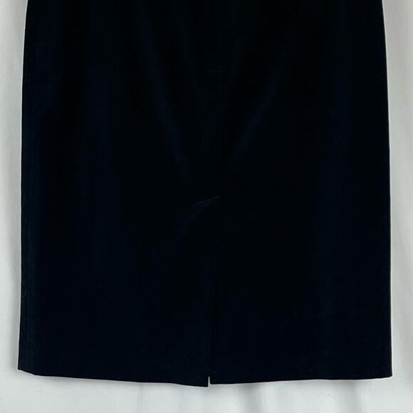 J Crew Black Neutral Minimalist Academia Pencil Skirt Size 12 - Picture 7 of 13